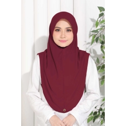 Tudung Adeela Active Size L - Chilly Red